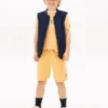 Barnshorts i bomull med Hilfiger-logotyp och vida ben
