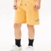Barnshorts i bomull med Hilfiger-logotyp och vida ben