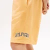 Barnshorts i bomull med Hilfiger-logotyp och vida ben