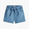 Barnshorts i stretch med bälte