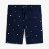 Barnshorts med flaggmönster