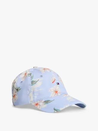 Baseballkepsar med blommönster