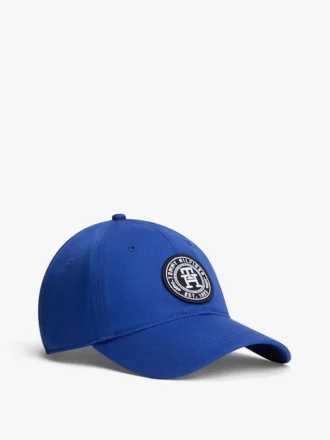 Baseballkepsar med cirkelformad monogram-patch
