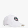 Baseballkepsar med cirkelformad segelflagg-logotyp Baseballkepsar med cirkelformad segelflagg-logotyp
