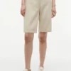 Bermudashorts i linneblandning, 28 cm