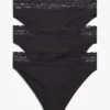 Bikinitrosa med spetskant, 3-pack
