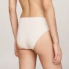 Bikinitrosa med stickad logotyp