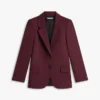 Blazer i ullblandning med avslappnad passform Blazer i ullblandning med avslappnad passform