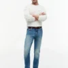 Blekta stretchjeans i smal passform Blekta stretchjeans i smal passform