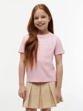 Blommig flagg-T-shirt för barn
