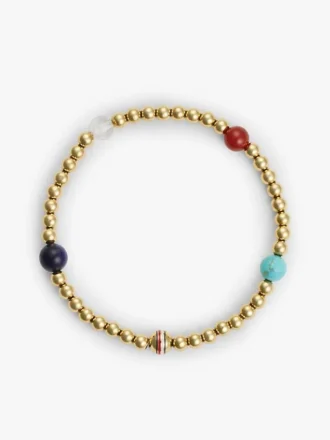 Boho-armband med flerfärgade pärlor