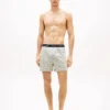 Boxershorts i tryckt stickat