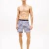 Boxershorts i tryckt stickat