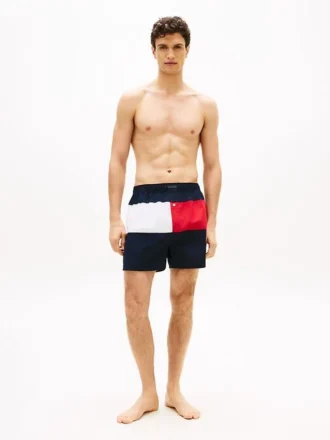 Boxershorts med flagglogo och färgblock