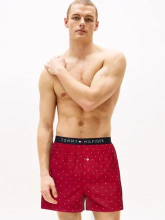 Boxershorts med flaggmönster över hela ytan