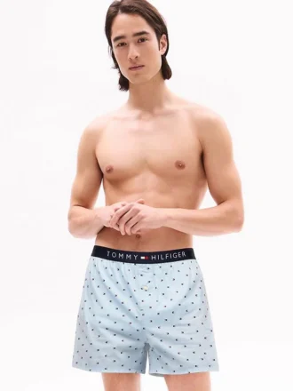 Boxershorts med flaggmönster över hela ytan