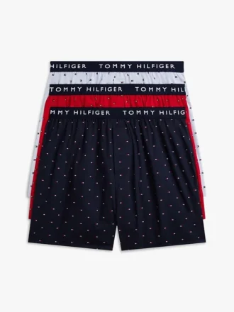 Boxershorts med tryck, 3-pack