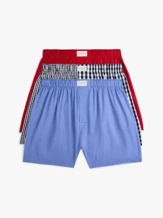 Boxershorts med tryck, 3-pack