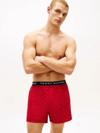 Boxershorts med tryck, 3-pack
