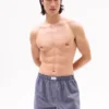Boxershorts med vävt logo, 3-pack