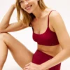 Bralette utan bygel med rund halsringning
