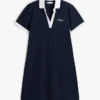 Broderad Hilfiger Script-poloklänning Broderad Hilfiger Script-poloklänning