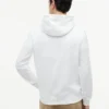 Broderad hoodie med nautiska flaggor
