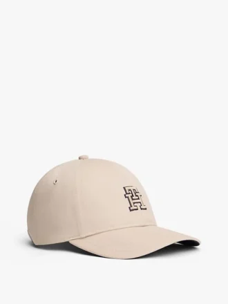 Broderad monogram-kepsar