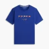 Broderad T-shirt med sjöfartsflagga