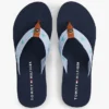 Broderade flip-flops i monogramcanvas