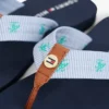 Broderade flip-flops i monogramcanvas