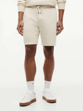 Broderade Tommy-logotyp-sweatshorts