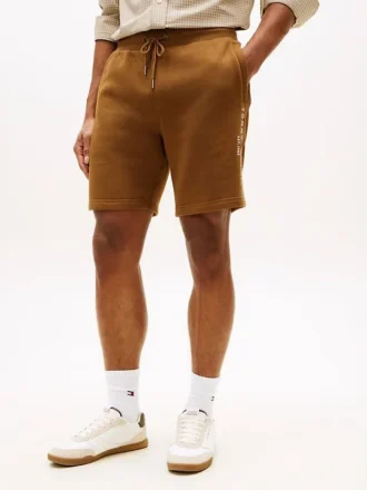 Broderade Tommy-logotyp-sweatshorts