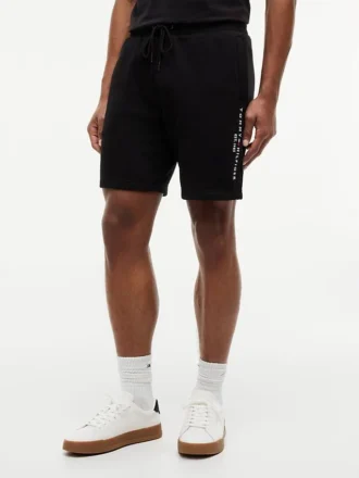 Broderade Tommy-logotyp-sweatshorts