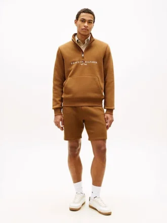 Broderade Tommy-logotyp-sweatshorts