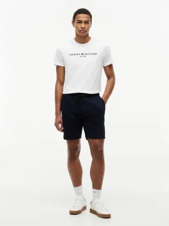 Broderade Tommy-logotyp-sweatshorts