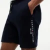 Broderade Tommy-logotyp-sweatshorts