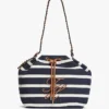 Bucketväska med monogram och bretonska ränder Bucketväska med monogram och bretonska ränder