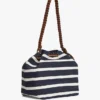 Bucketväska med monogram och bretonska ränder Bucketväska med monogram och bretonska ränder