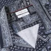 Camp-skjorta med bandana-patchwork i klassisk passform