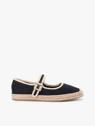Canvas Mary Jane-espadriller