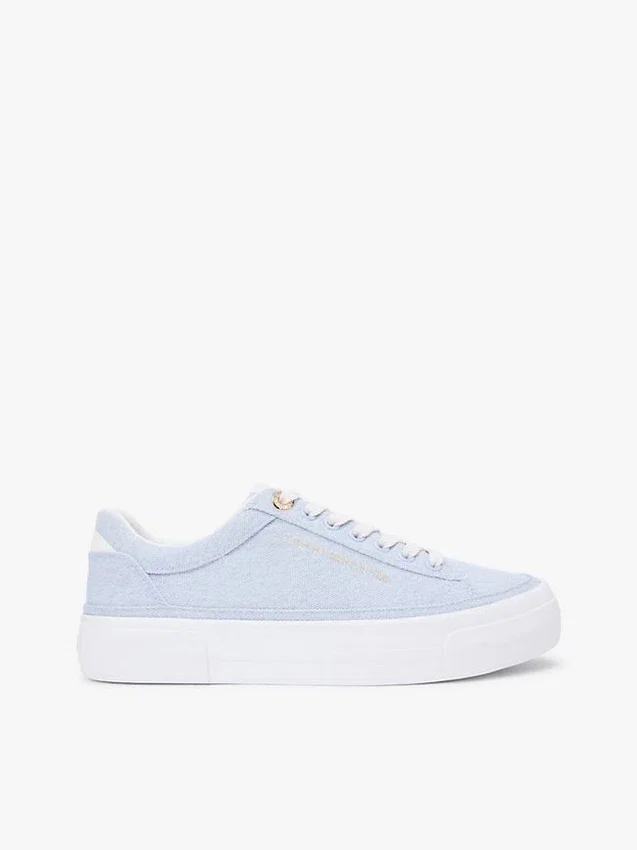 Canvas-sneakers med plattform Canvas-sneakers med plattform
