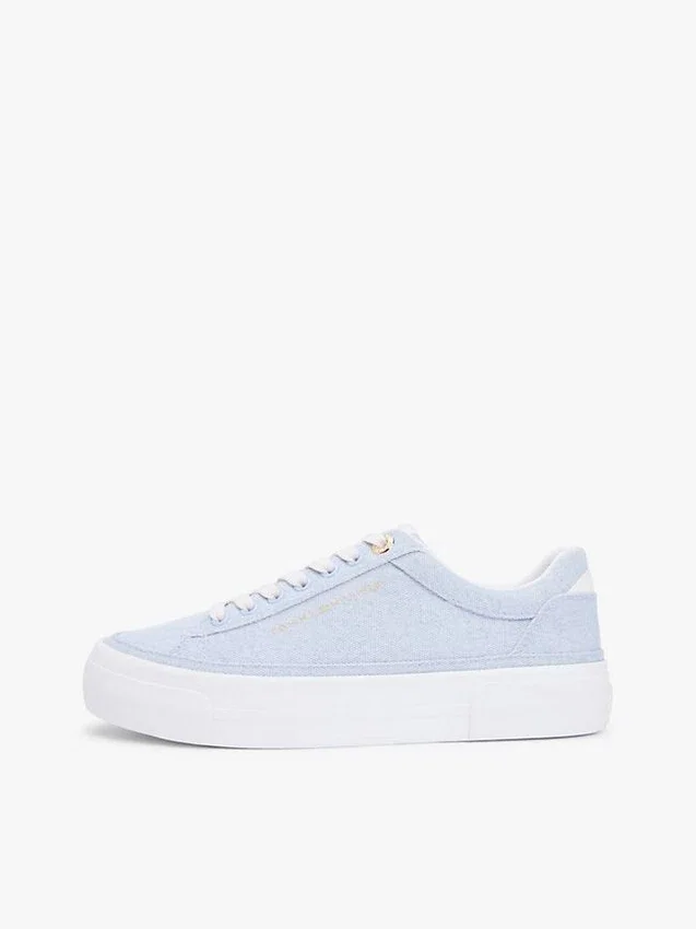 Canvas-sneakers med plattform Canvas-sneakers med plattform