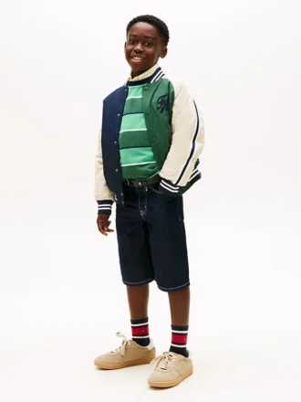 Carpenter-shorts i denim för barn