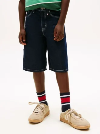 Carpenter-shorts i denim för barn