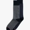 Contrast Pique Trouser Strumpor 2-pack Contrast Pique Trouser Strumpor 2-pack