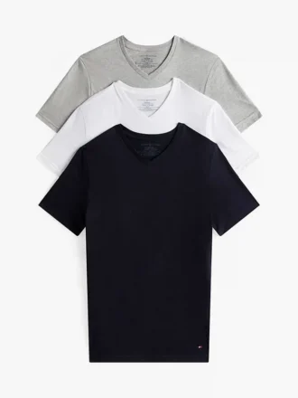 Cotton Classics V-ringad undertröja, 3-pack