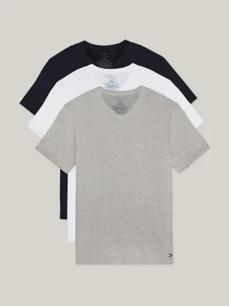 Cotton Classics V-ringad undertröja, 3-pack