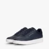 Court-sneakers i blandat läder Court-sneakers i blandat läder