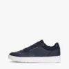 Court-sneakers i blandat läder Court-sneakers i blandat läder